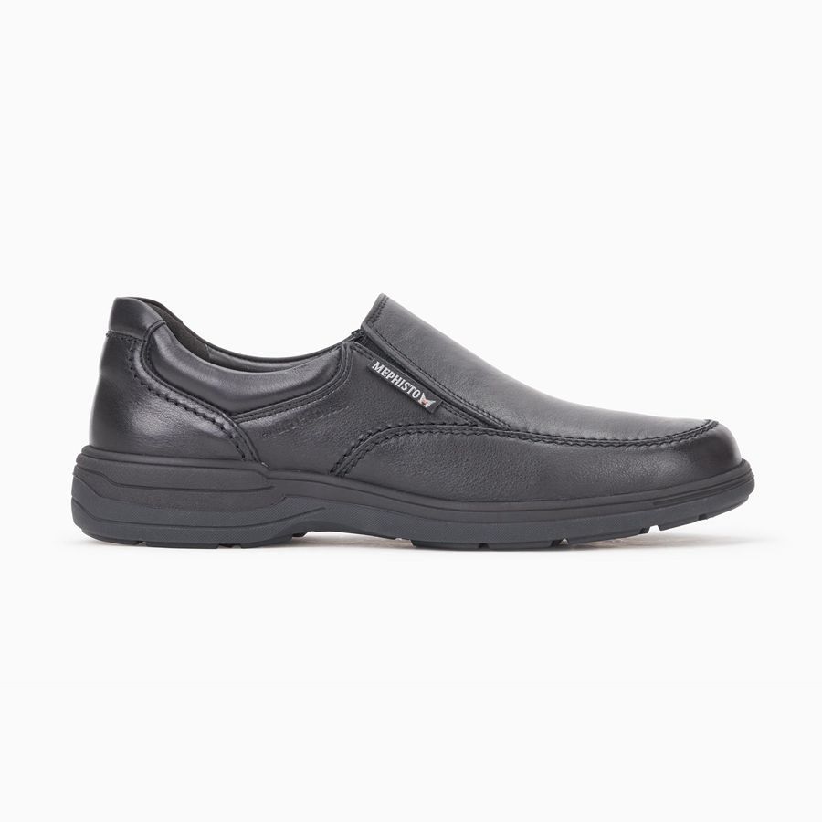 Mephisto DAVY Bőr Férfi Loafers - Fekete, HU-30656